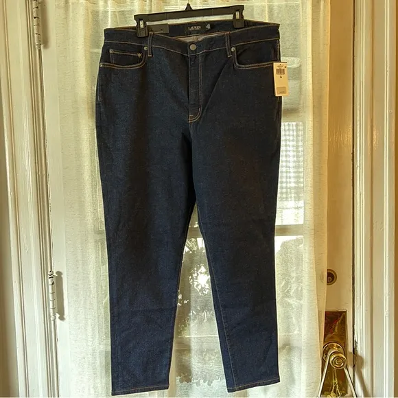 Ralph Lauren High-Rise Skinny Ankle Jean