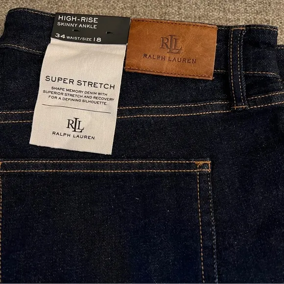Ralph Lauren High-Rise Skinny Ankle Jean