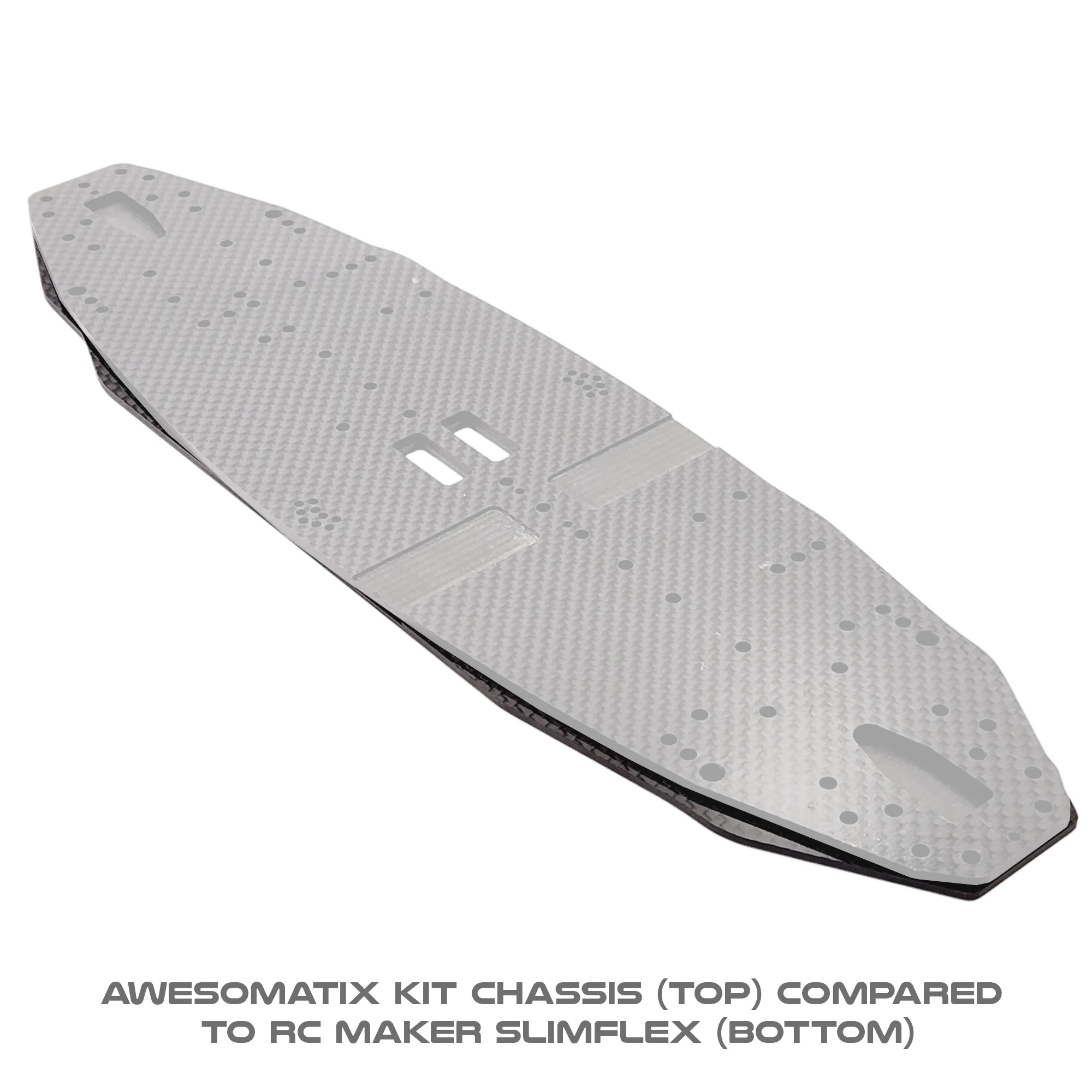 SlimFlex 2.2mm HARD Carbon Chassis for Awesomatix A800R