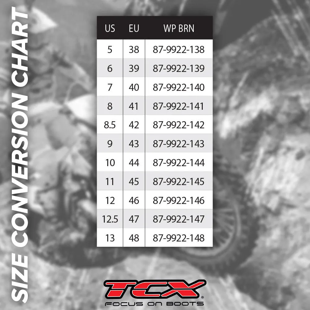 TCX BAJA MID WATERPROOF BOOTS BROWN EU 45