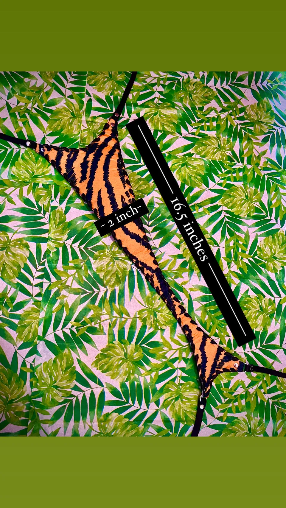 Tiger Felt XS/M Slim Thong