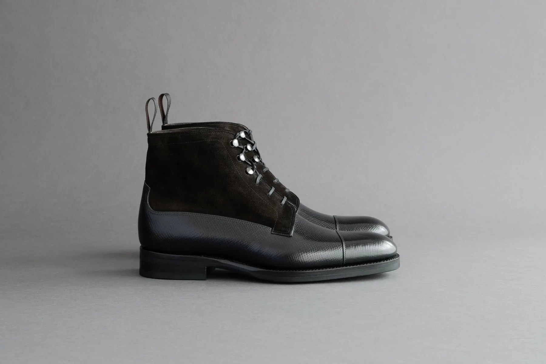 TwoFourOne.Nero Derby Boots from Russian Reindeer