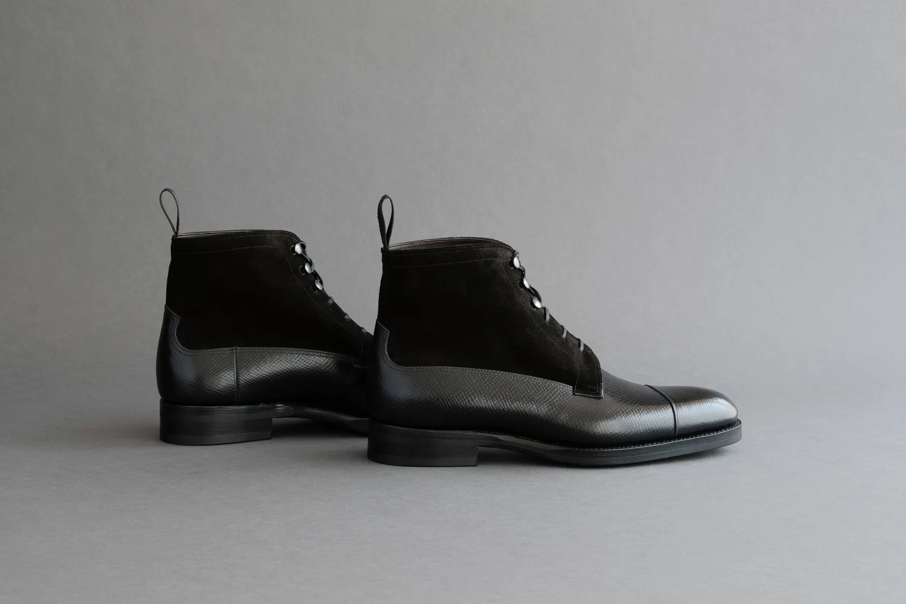 TwoFourOne.Nero Derby Boots from Russian Reindeer
