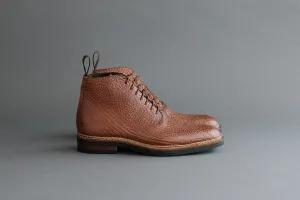 TwoThreeOne.Albrecht Wholecut Derby Boots From Shrunken Bull