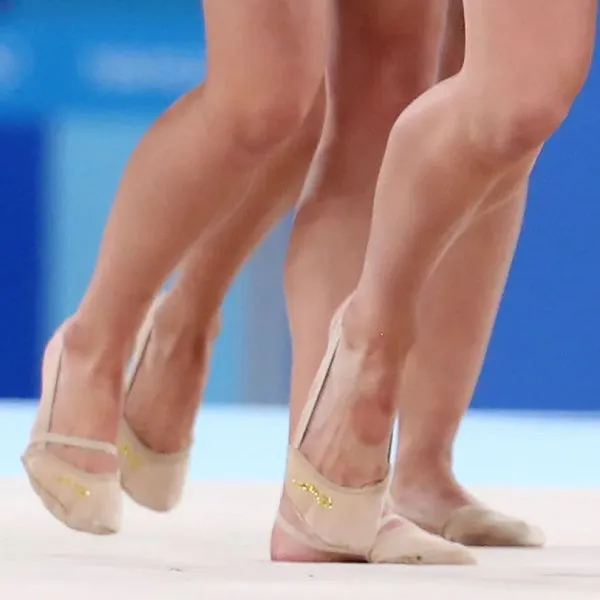 Venturelli "Estrella/Meister" Rhythmic Gymnastics Half Shoes (Leather); Worn by the USA National Team!